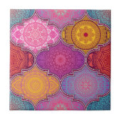 Mandala/Marokkaans Tile Pattern  Tegeltje (Voorkant)