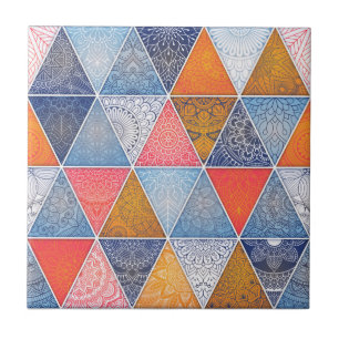 Mandala/Marokkaans Tile Pattern Tegeltje