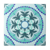 Mandala/Marokkaans Tile Pattern Tegeltje (Voorkant)