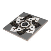 Mandala/Marokkaans Tile Pattern Tegeltje (Zijkant)