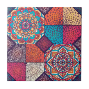 Mandala/Marokkaans Tile Pattern Tegeltje