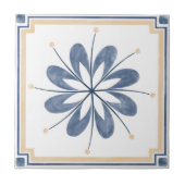 Mandala/Marokkaans Tile Pattern Tegeltje (Voorkant)