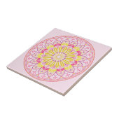 Mandala/Marokkaans Tile Pattern Tegeltje (Zijkant)