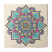Mandala/Marokkaans Tile Pattern  Tegeltje (Voorkant)