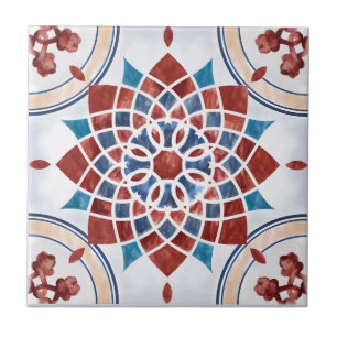 Mandala/Marokkaans Tile Pattern Tegeltje