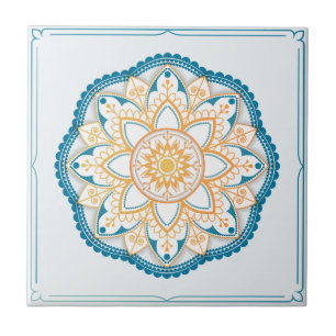 Mandala/Marokkaans Tile Pattern Tegeltje