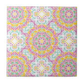 Mandala/Marokkaans Tile Pattern  Tegeltje (Voorkant)