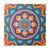 Mandala/Marokkaans Tile Pattern  Tegeltje (Voorkant)