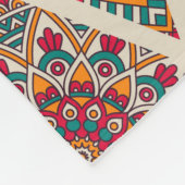 Mandala/Marokkaanse Tegel Pattern Blanket Fleece Deken (Hoek)