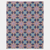 Mandala/Marokkaanse Tegel Pattern Blanket Fleece Deken (Voorkant)