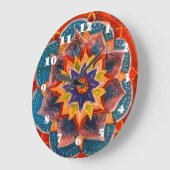 Mandala, Meditatie Wandklok (Hoek)