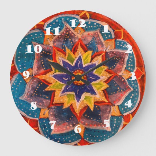 Mandala, Meditatie Wandklok (Voorkant)