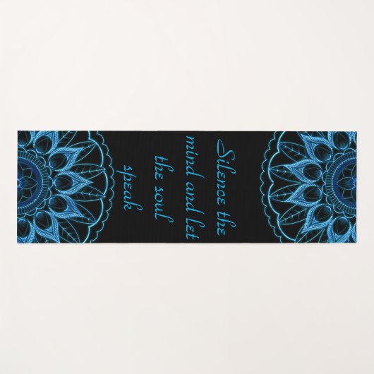 Mandala meditatie yoga mat (Voorkant (horizontaal))