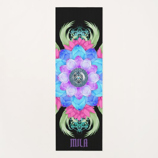 Mandala meditatie yoga mat (Voorkant)