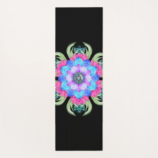 Mandala meditatie yoga mat (Achterkant)