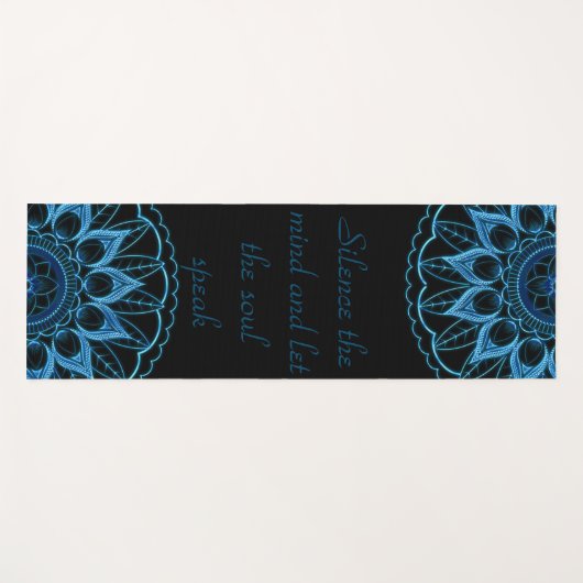 Mandala meditatie yoga mat (Voorkant (horizontaal))