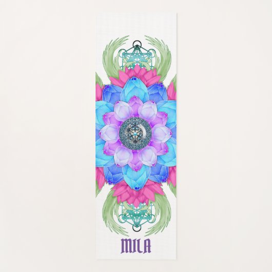 Mandala meditatie yoga mat (Voorkant)