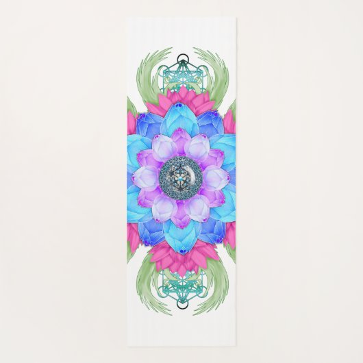 Mandala meditatie yoga mat (Achterkant)