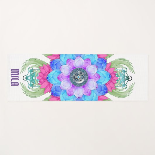 Mandala meditatie yoga mat (Voorkant (horizontaal))