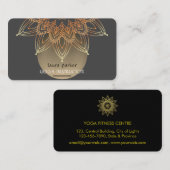 Mandala Meditation Yoga Healing Lotus Boho Visitekaartje (Voorkant / Achterkant)