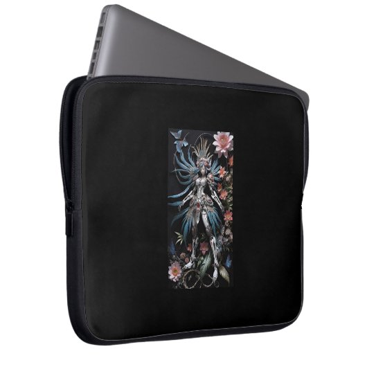Mandala-meisje Laptop Sleeve (Voorkant Rechts)