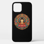 Mandala met Boeddha Case-Mate iPhone Case (Achterkant)