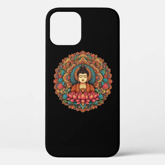 Mandala met Boeddha Case-Mate iPhone Case (Achterkant)