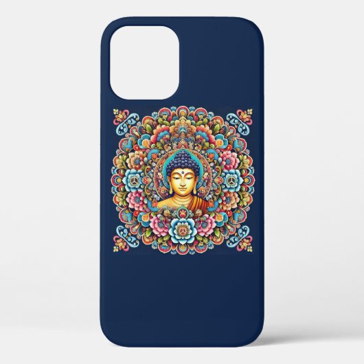 Mandala met Boeddha Case-Mate iPhone Case (Achterkant)