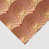 Mandala met sterren - kopersverzadigingsgradiënt tissuepapier (Detail)