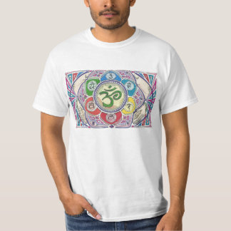 Mandala met vier uur T-shirt