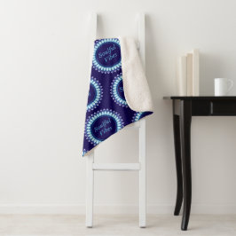 Mandala met zielvolle trillingen sherpa deken