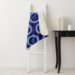 Mandala met zielvolle trillingen sherpa deken