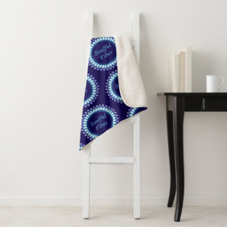 Mandala met zielvolle trillingen sherpa deken