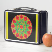 Mandala Metal Lunch Box (In situ)