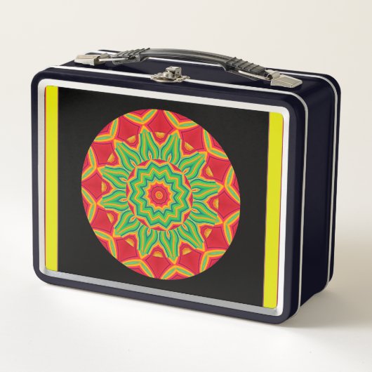 Mandala Metal Lunch Box (Voorkant)
