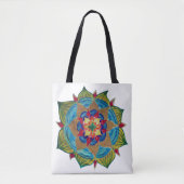Mandala Mind All-Over-Print Canvas tas (Voorkant)