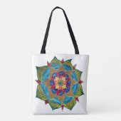 Mandala Mind All-Over-Print Canvas tas (Achterkant)