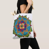 Mandala Mind All-Over-Print Canvas tas (Dichtbij)