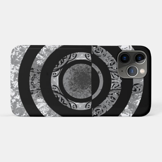 Mandala Modern 1 - Back&white Case-Mate iPhone Case (Achterkant (horizontaal))