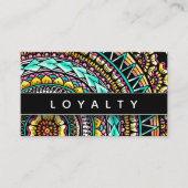 Mandala Modern Elegant Professional Trendy Pattern Afsprakenkaartje (Voorkant)