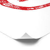 Mandala Monkey Poster Papier Print (Hoek)