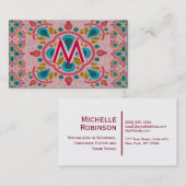Mandala Monogram Visitekaartje (Voorkant / Achterkant)