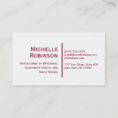 Mandala Monogram Visitekaartje (Achterkant)