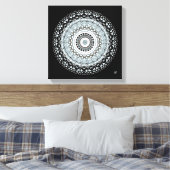 Mandala monsters 2 canvas afdruk (Insitu (Slaapkamer))