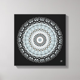 Mandala monsters 2 canvas afdruk