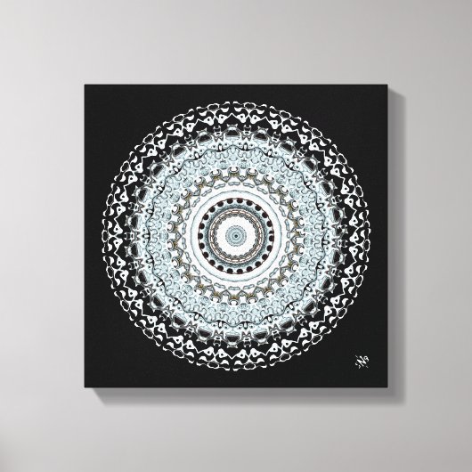 Mandala monsters 2 canvas afdruk (Voorkant)