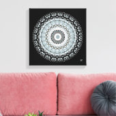 Mandala monsters 2 canvas afdruk (Insitu (Woonkamer))