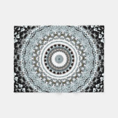 Mandala monsters 2 fleece deken (Voorkant (Horizontaal))