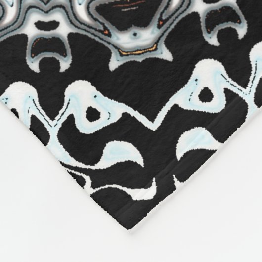 Mandala monsters 2 fleece deken (Hoek)