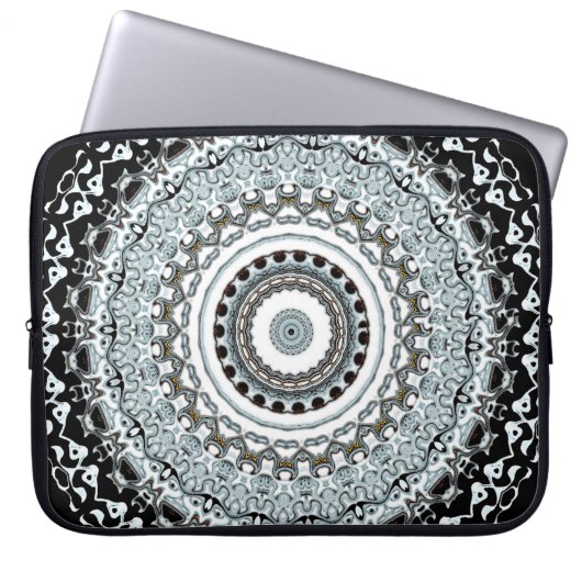 Mandala monsters 2 laptop sleeve (Voorkant)